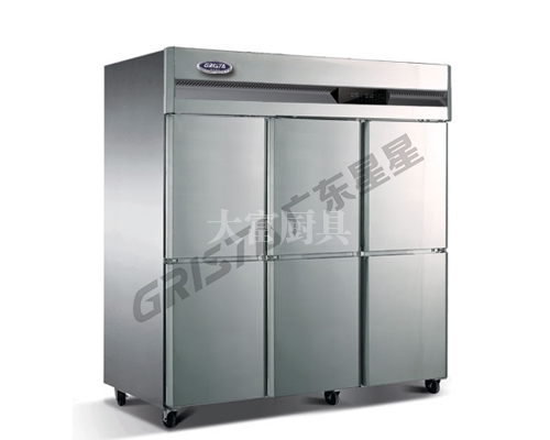 A款工程廚房 六門冷凍柜D1.6A6F
